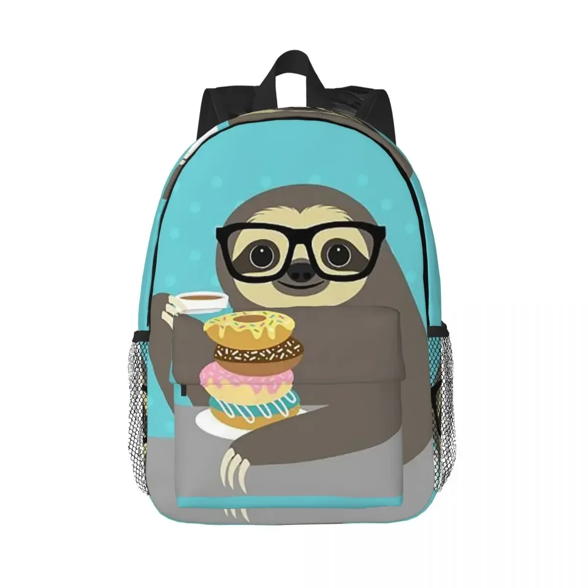 

Snacking Sloth By Nancy Lee Backpacks Boys Girls Bookbag Casual Children School Bags Travel Rucksack Shoulder Bag Large Capacity