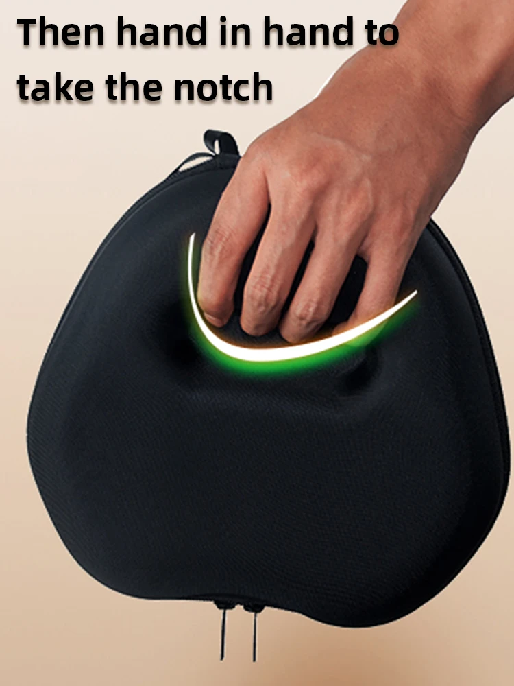 for SONY WH-CH720N/WH-CH520 Storage Carrying Hard Bag with Hand Rope Noise Reduction Earphone Handbag Anti Scratch Shockproof