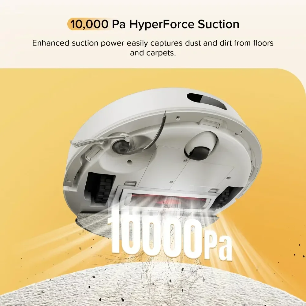 

BestsellerQ7 M5 Robot Vacuum and Mop Combo, 10,000Pa HyperForce Suction, Robotic Vacuum Cleaner, Dual Anti-Tangle System, APP-Co