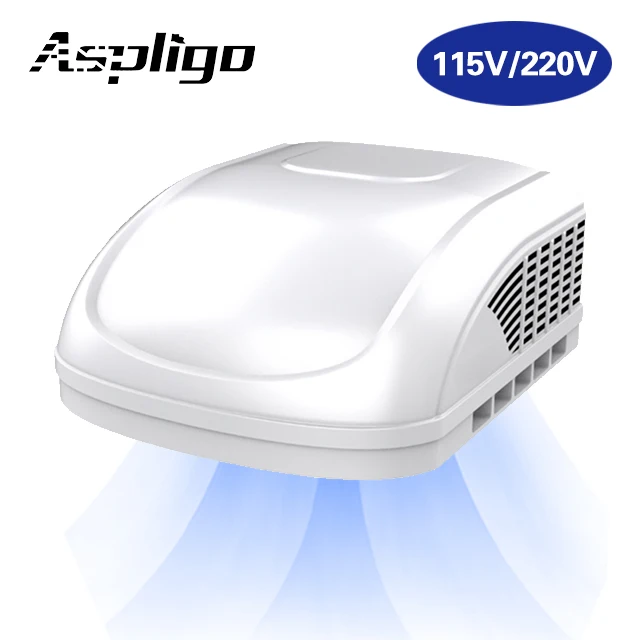 220V Rooftop Travel Camper air Conditioner, Camping RV Parking Facility Cooling Unit, Custom AC Device for Automobiles