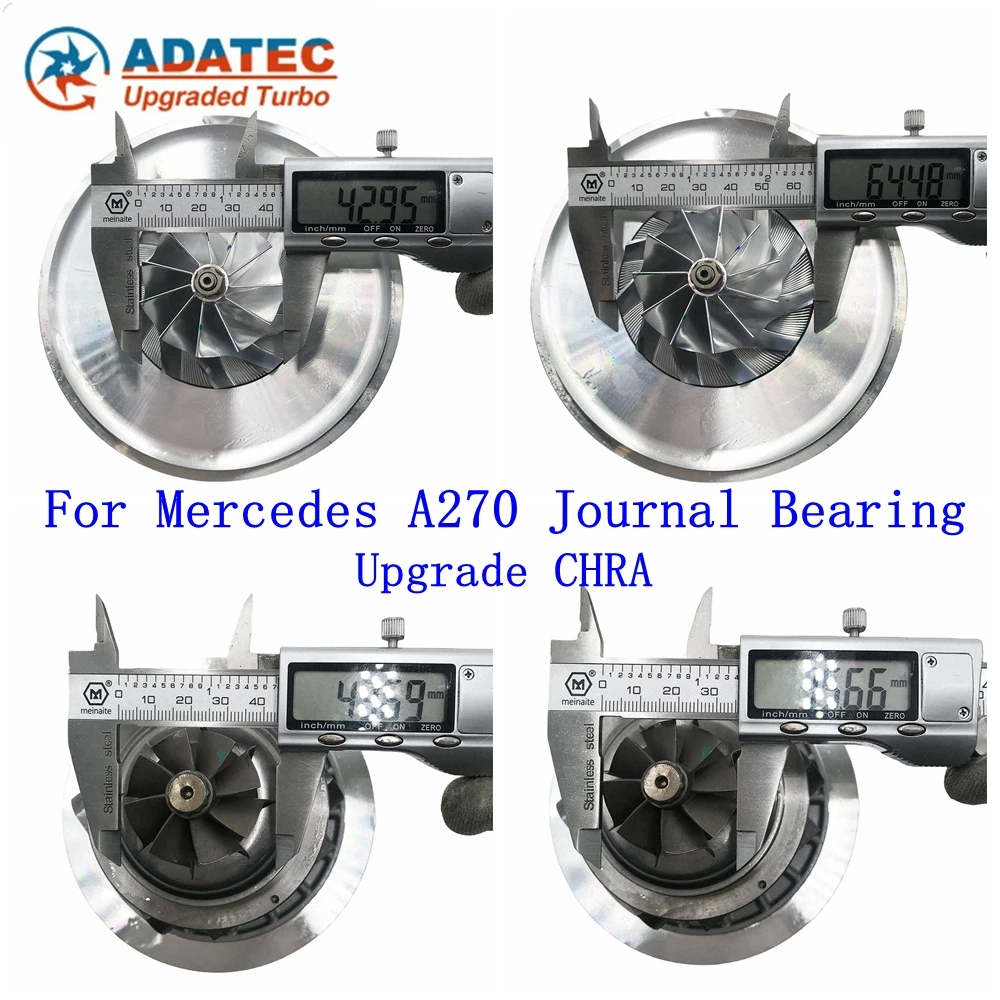 

A270 RHF4 Hybrid Turbo Cartridge AL0069 A2700901880 A2700902980 Upgrade CHRA For Mercedes CLA CLASS C250 1991cm 211 HP - 155 kW