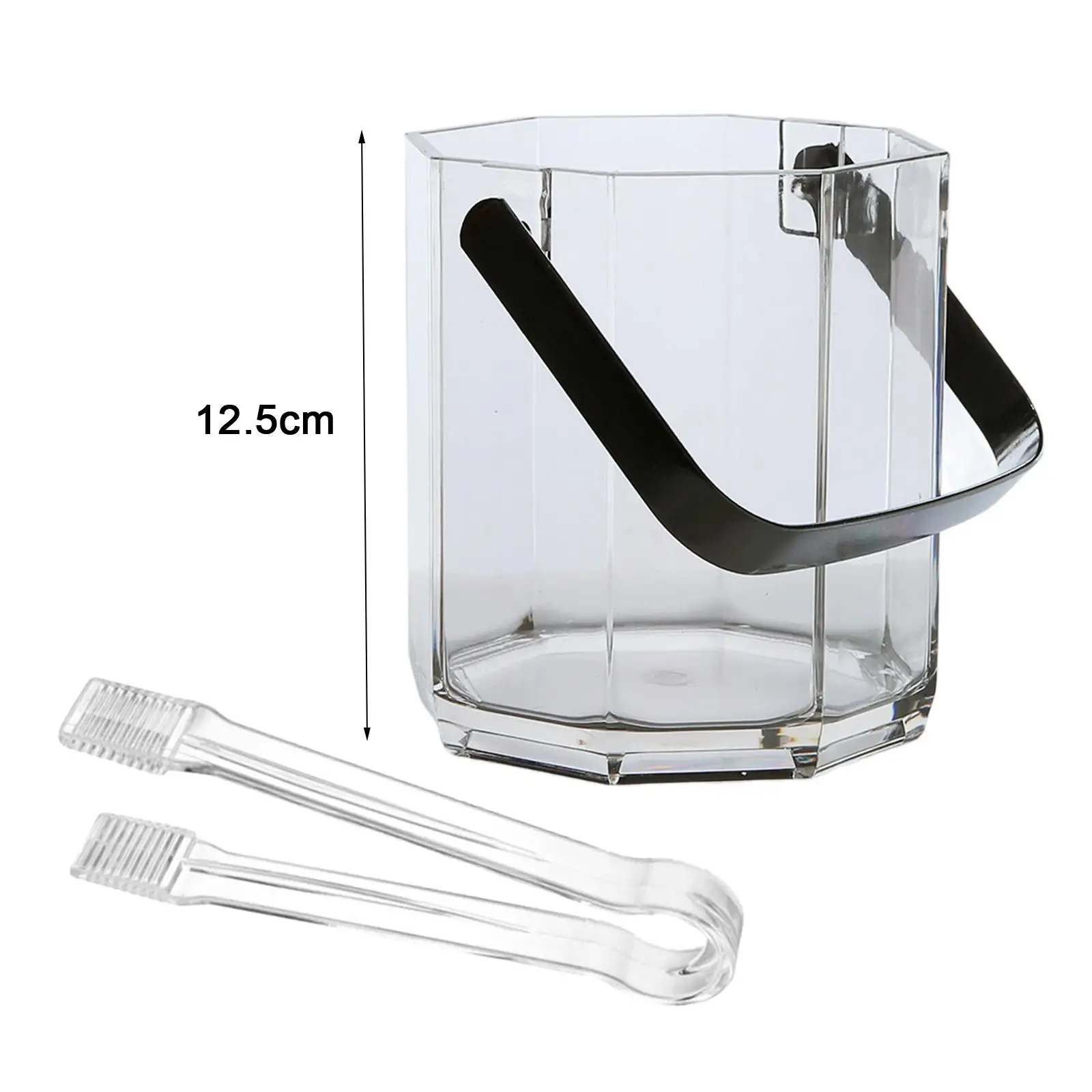 Small Ice Bucket Portable Multipurpose Clear Wine Chiller Bucket Drink Cooling Bucket for Wedding Kitchen Party Events Cafe Small Ice Bucket Portable Multipurpose Clear Wine Chiller Bucket Drink Cooling Bucket for Wedding Kitchen Party Events Cafe