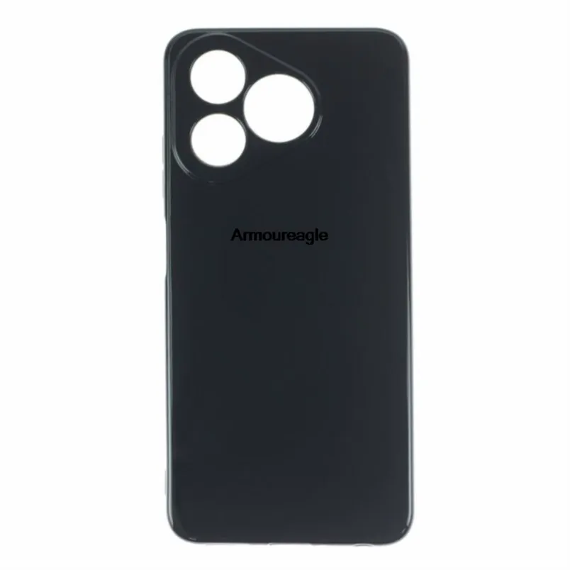 black glossy soft tpu phone case cover for ulefone note 19 protector shield