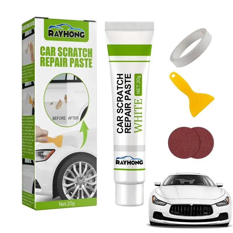 Fiberglass Repair Paste para carro e barco, Gelcoat Repair, Lifetime Durability Coat Repair Kit, Auto Scratches completos, Nicks Gouges Tool