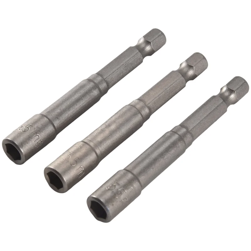 65Mm Length 5.5Mm Hex Socket Driver Bit Magnetic Bit 3 Pcs-Y48A