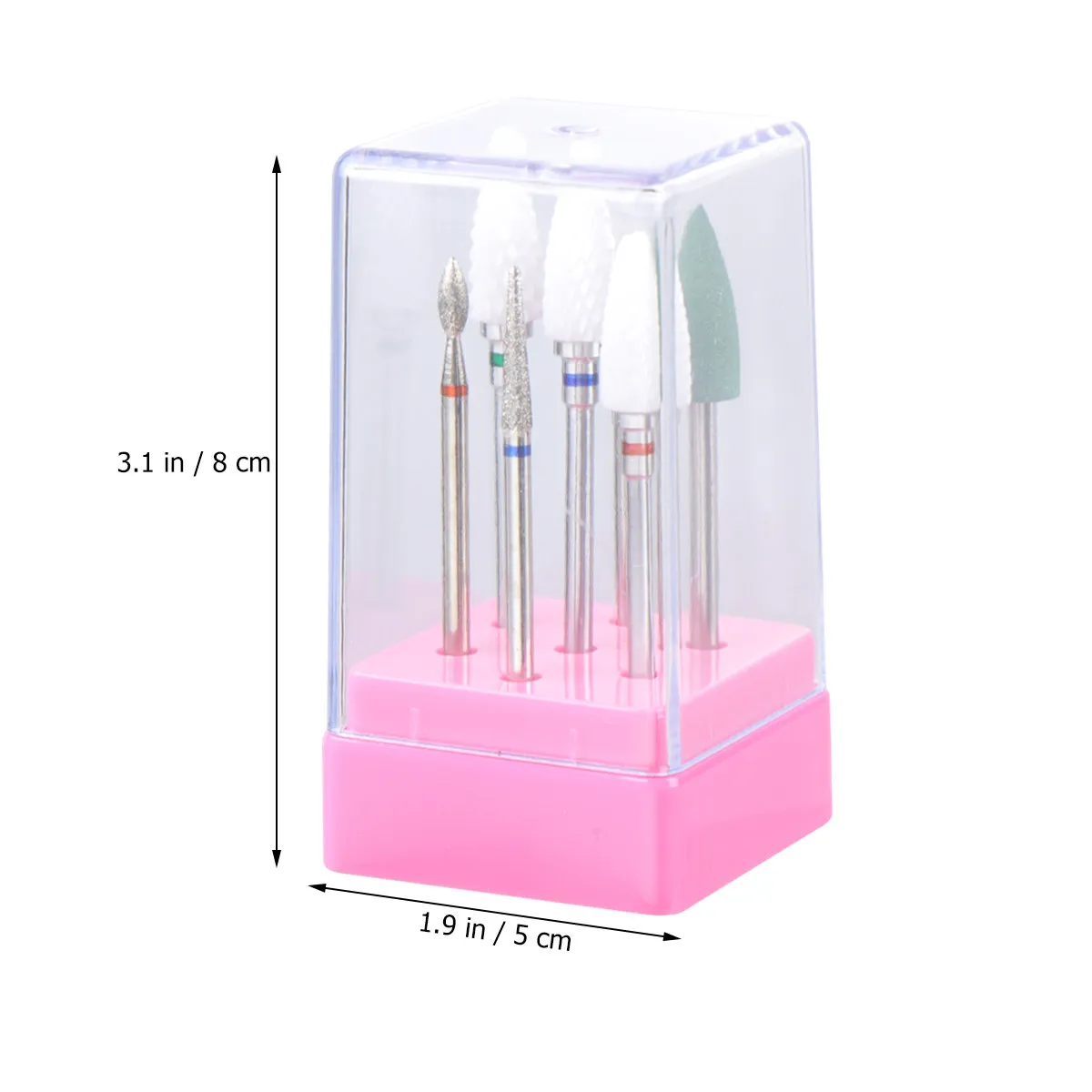 Set Creativo di Punte per Trapano per Unghie, Testine Multifunzionali per Manicure Elettrica e Cura delle Unghie