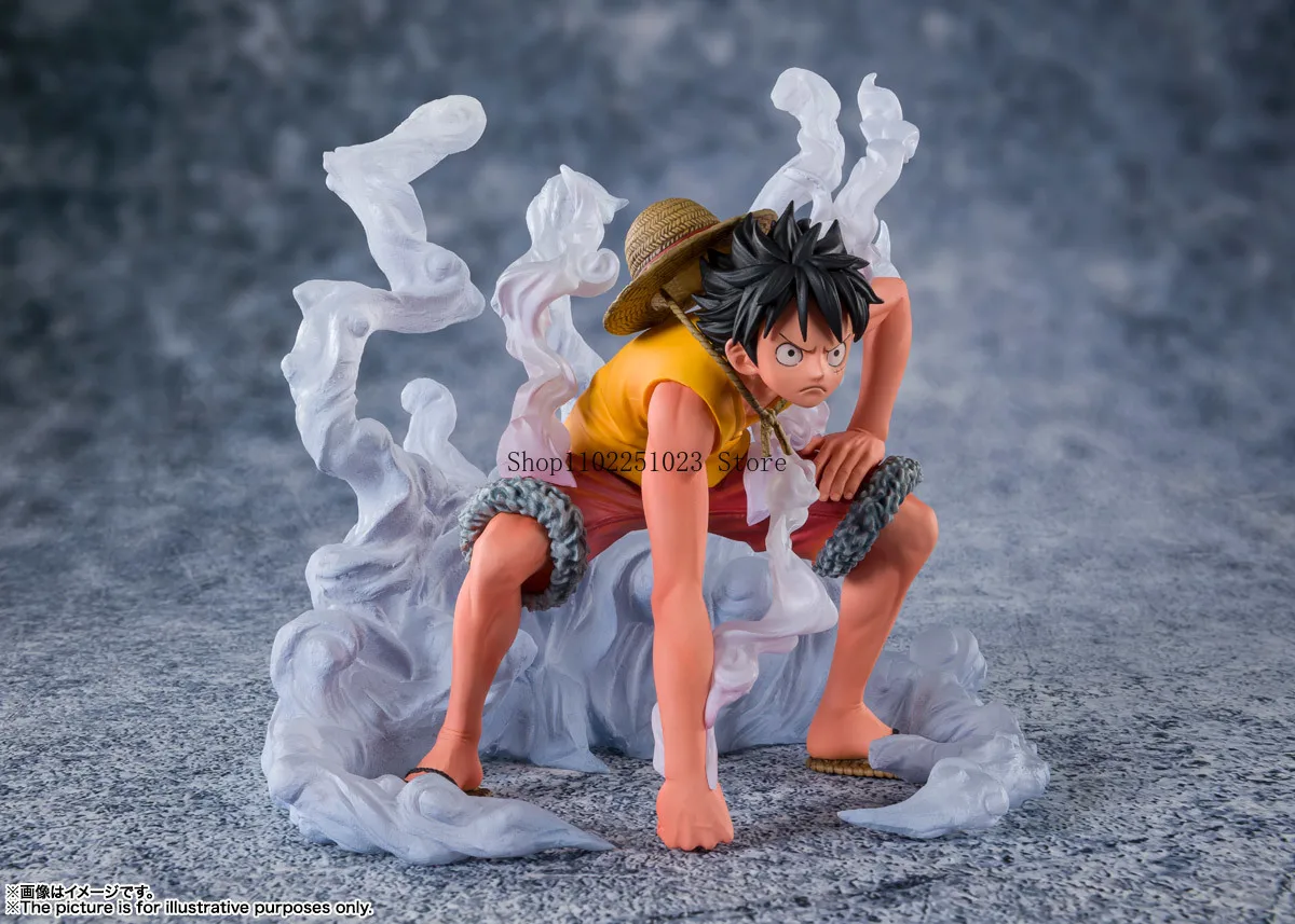 BANDAI-Figurine d'anime originale, ontariOne Piece, Monkey D. Figuarts Modèle de figurine d'action Luffy PARAMOUNT WAR, ornements de bureau, cadeaux