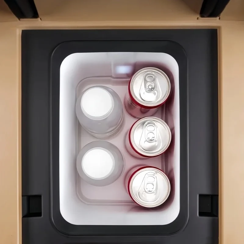 

Car Refrigerator Limit Silicone Pad Fit for BYD Leopard 8 2024-2025 Car Refrigerator Transparent Cup Holder Beverage Fixed Grid