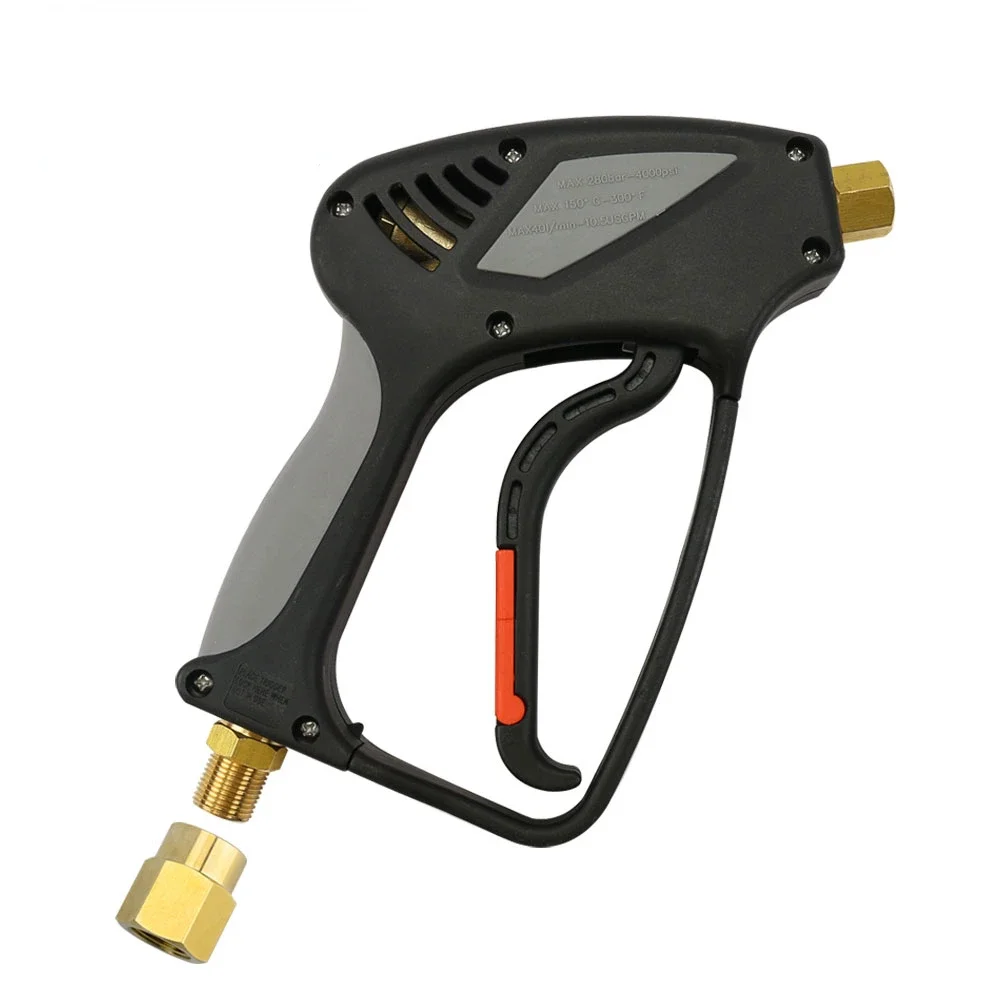 

High Pressure Water Spray Gun 280bar 4000psi G3/8" Inlet for Professional and Commercial Electric Gasoline High Pressure Washers