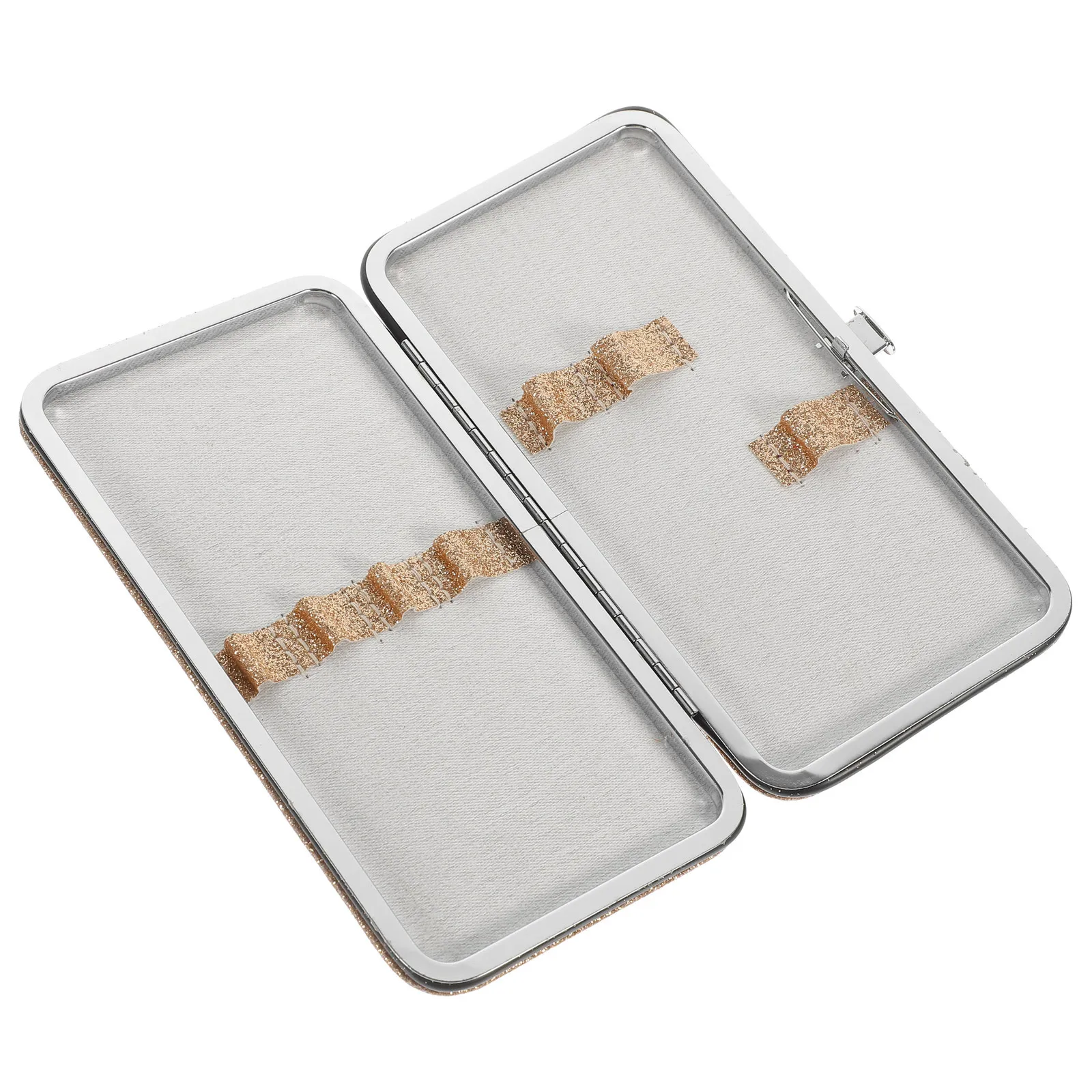 まつげピンセットケース 高品質の空のポーチ まつげエクステンションツール用 保護収納用