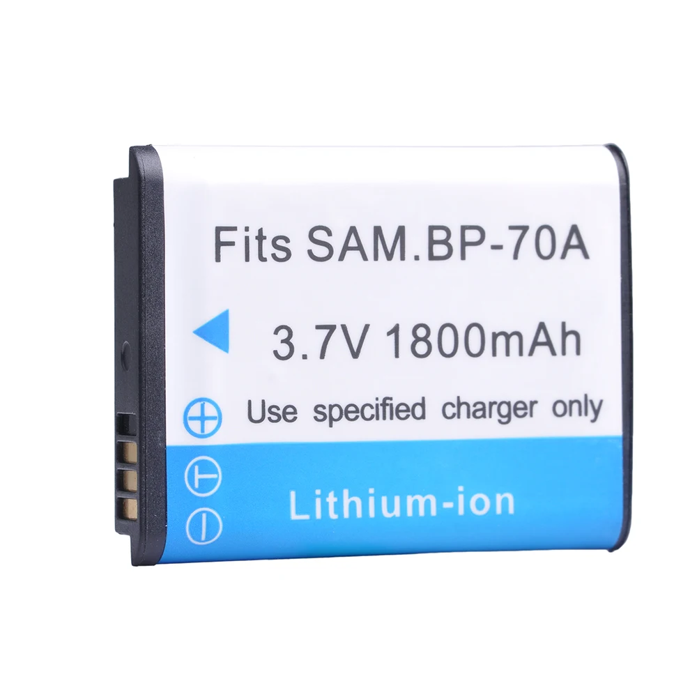 1800mAh BP-70A Bateria BP 70A BP70A akumulator do aparatu Samsung ES65 ES70 TL105 TL110 PL100 SLB-70A baterii