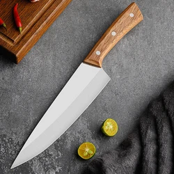 Stainless Steel Kitchen Knives Japanese Chef Knife Sharp Meat Cleaver Fish Meat Sushi Cutter Cooking for Household