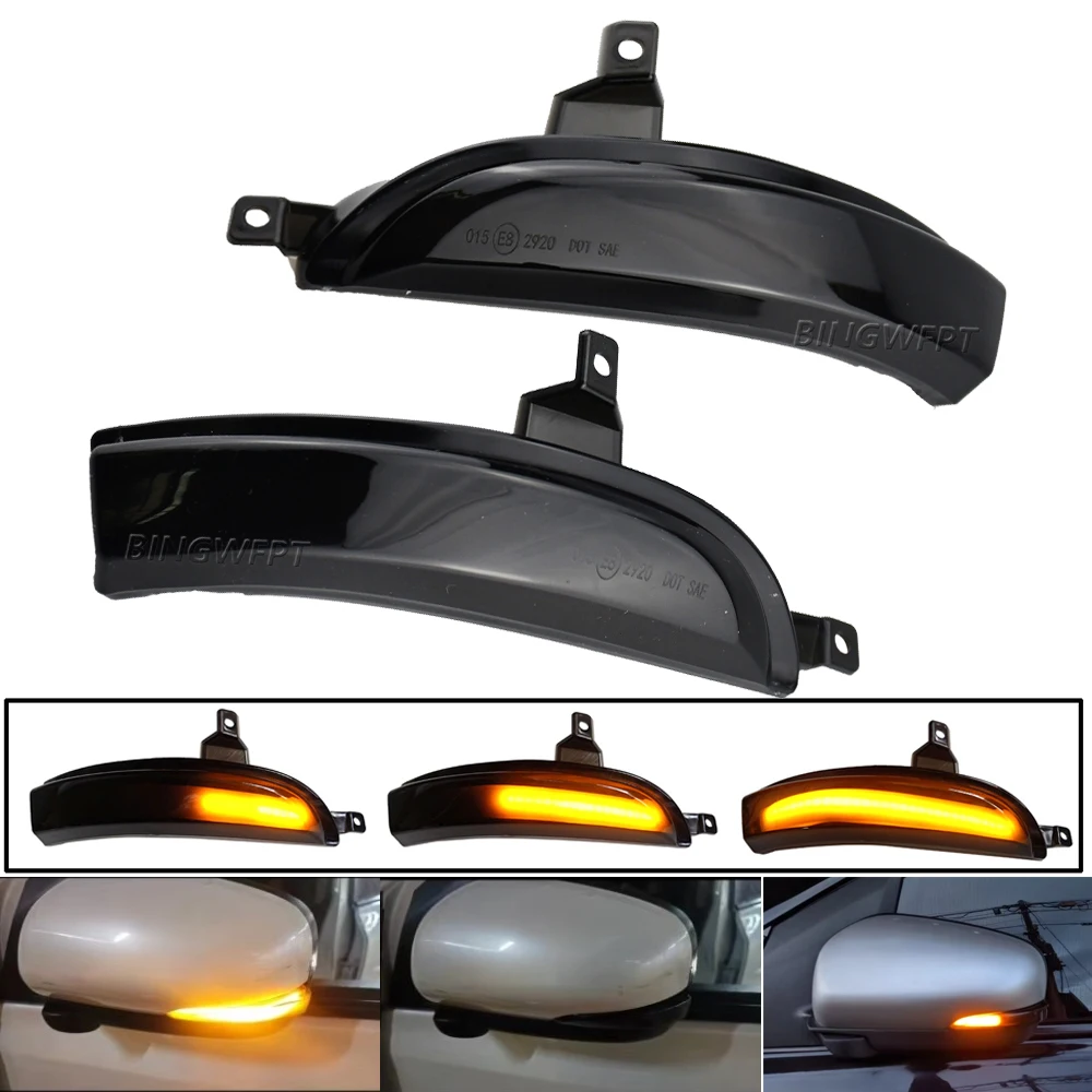 Auto Rearview Mirror Replacement Light For Renault Koleos HY 2011 2012 2013 2014 2015 2016 2017 LED Turn Signal Indicator