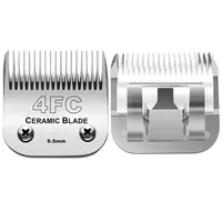 4FC Detachable Replacement Blade Compatible With For Andis, Oster A5, Wahl KM Series Pet/Dog Clipper,Ceramic blade, 9.5mm