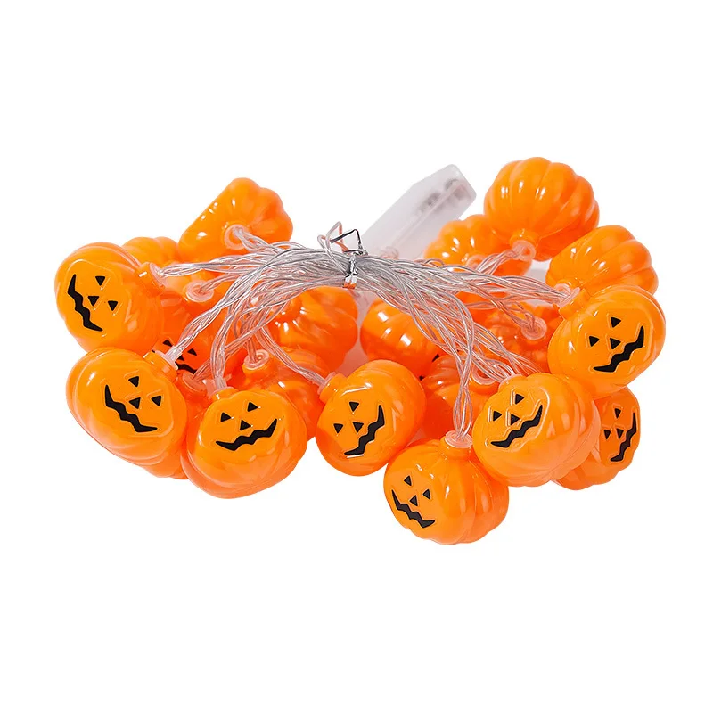 Đèn dây Halloween LED 20LED với mắt phát sáng bí ngô ma dơi, trang trí pin USB cho tiệc trong nhà ngoài trời trang trí vườn nhà