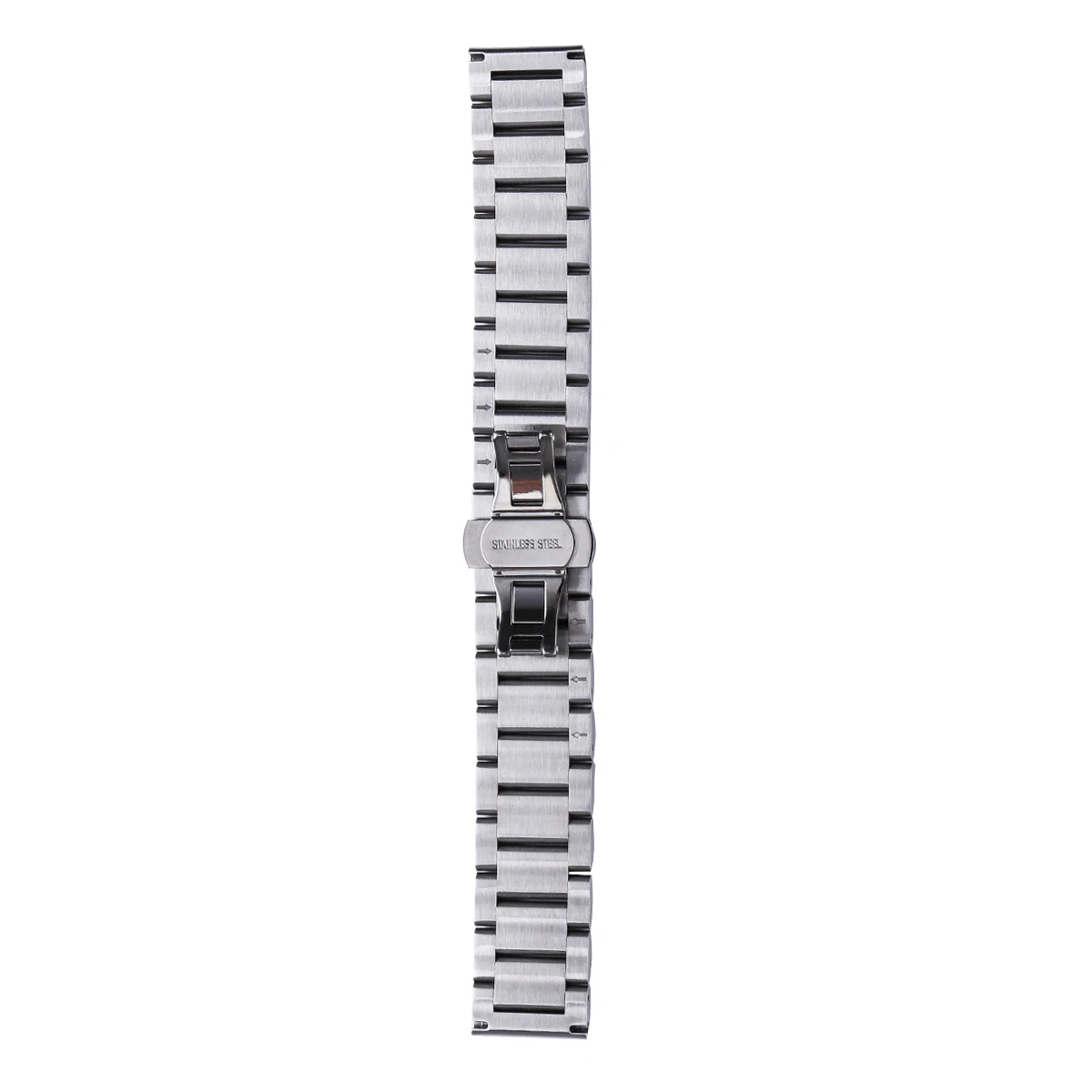 

18 Mm Stainless Steel Strap Sanding Watch Band 18mm Bands Solid Straps Scratch-resistant