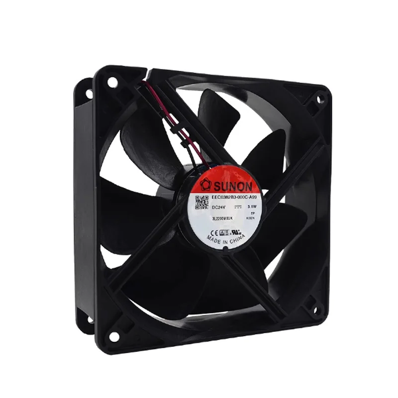 ORIGINAL EEC0382B2-000C-A99 24V 5,4 W 12038 120*120*38mm nuevo radiador de ventilador de refrigeración