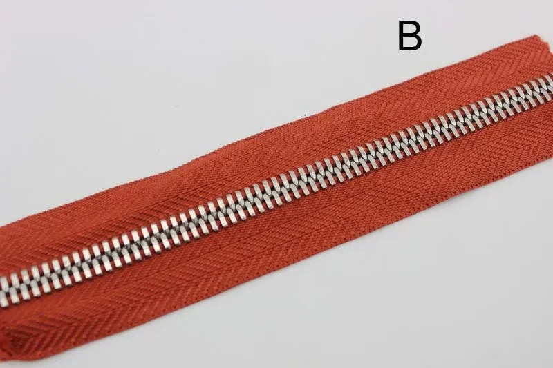 15Yards 63 colors 8# metal teeth zipper,No.8 golden teeth zips for DIY bags,pants sewing,2 shapes zipper teeth)