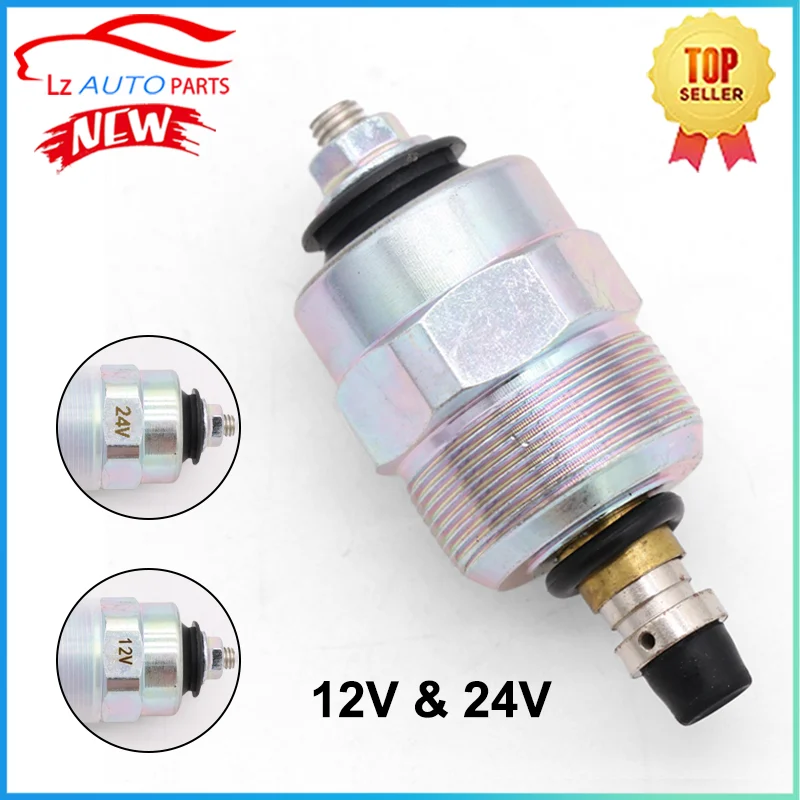 12V 24V Injection Pump Fuel Cut-Off Stop Solenoid Valve 096030-0700 096010-0690 096030-0160 for Isuzu Toyota Engine 096030-0050
