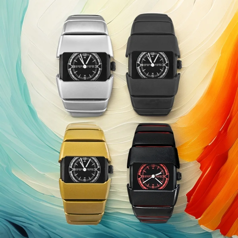 PINTIME New Retro Quartz Watch Medieval Alien Armor Design Fashion Trend High Quality Style 30ATM Waterproof Men's Quartz Watch