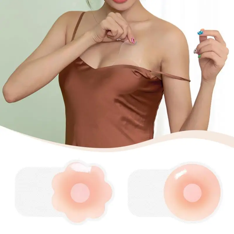 Breast Stickers For Women's Thin Anti-sagging Nipple Cover Invisible Gather Up Breast Petals Chest Support Healthy Stickers