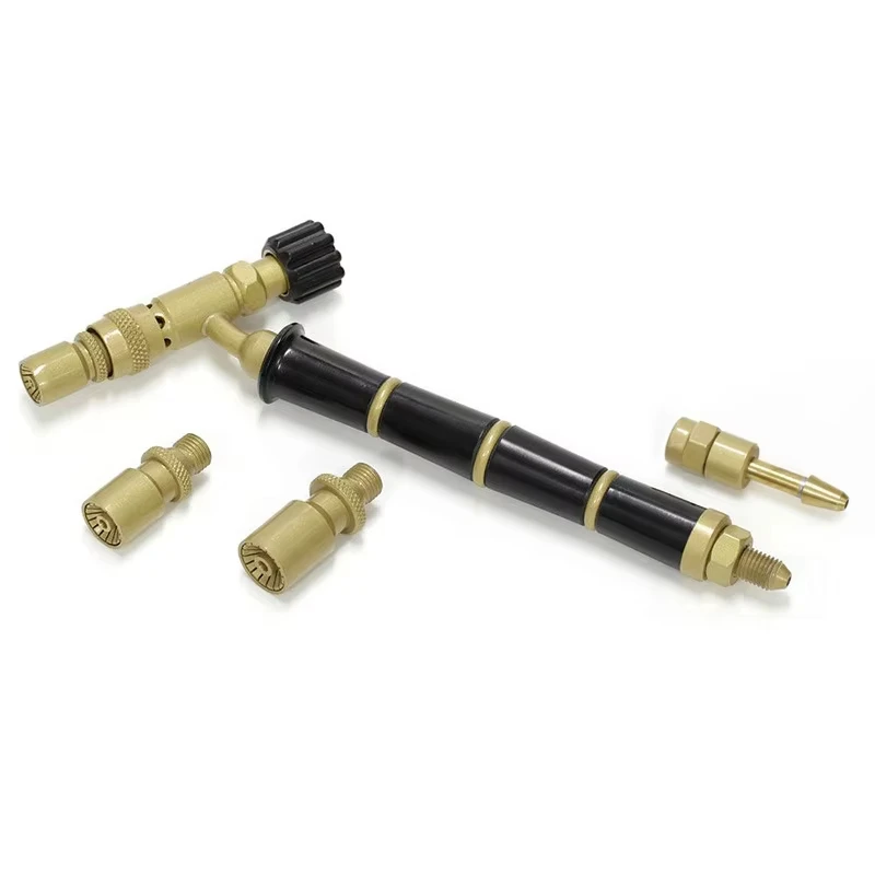 Jewelry Welding Annealing Torch Kit 2400 F LPG Burner Propane Torch with 3 Nozzles and Hose Connectors
