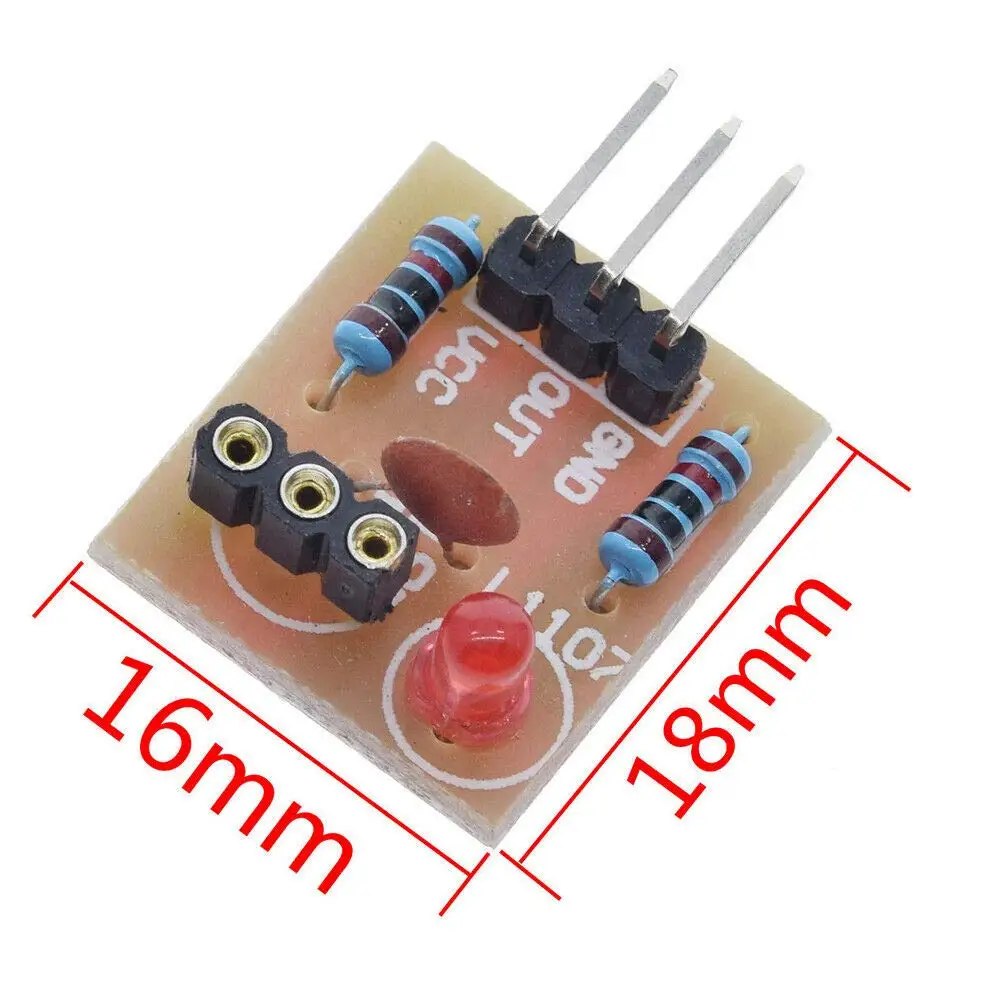 1 Set KY-008 Laser Zender + Laser Ontvanger Sensor Module Non-Modulator Buis Laser Sensor Module Voor Arduino Avr