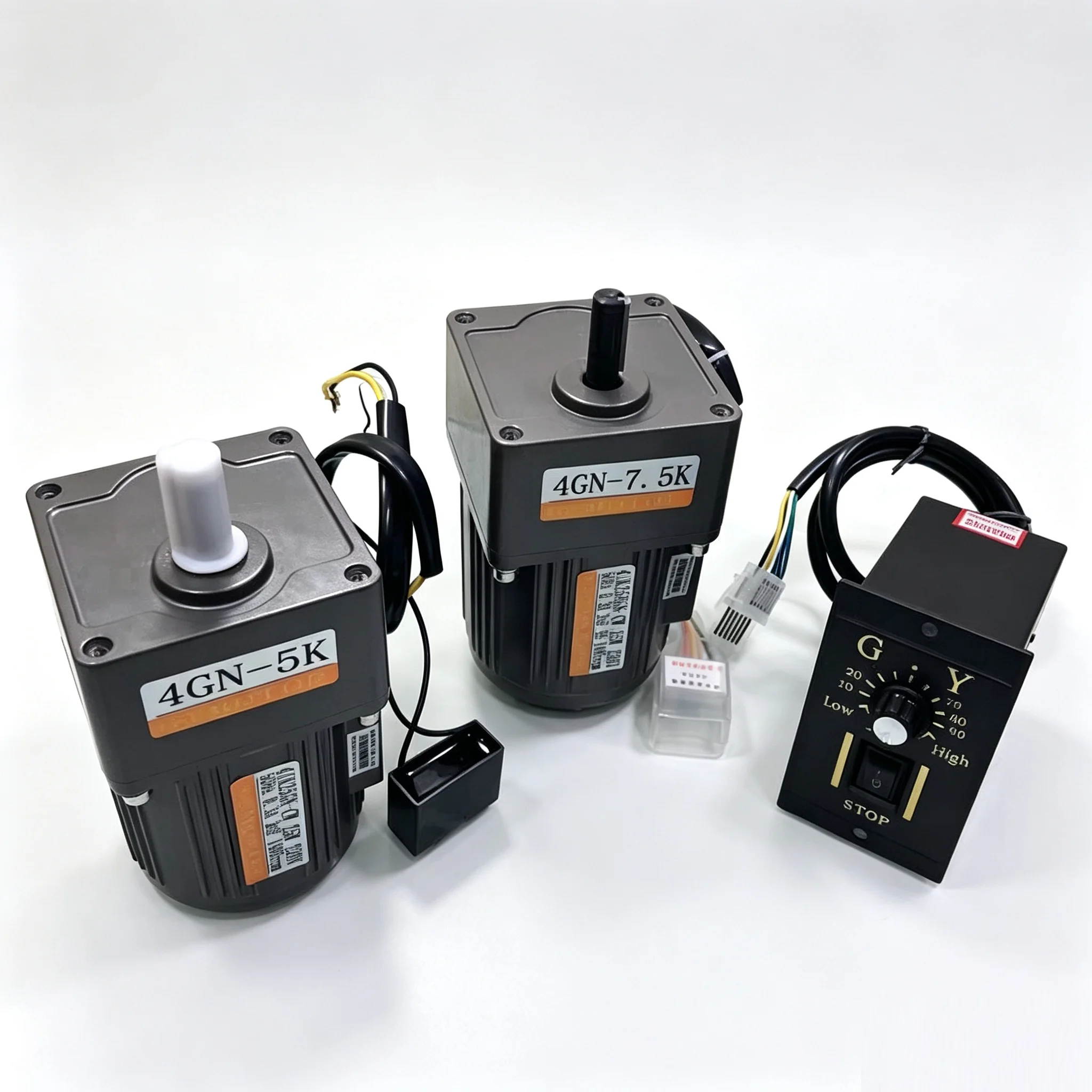 AC 110V 25W Single Phase Variabale Speed Shaft Diameter 8mm Gear Motor 4GN Gearbox Adjustable Speed AC Motor