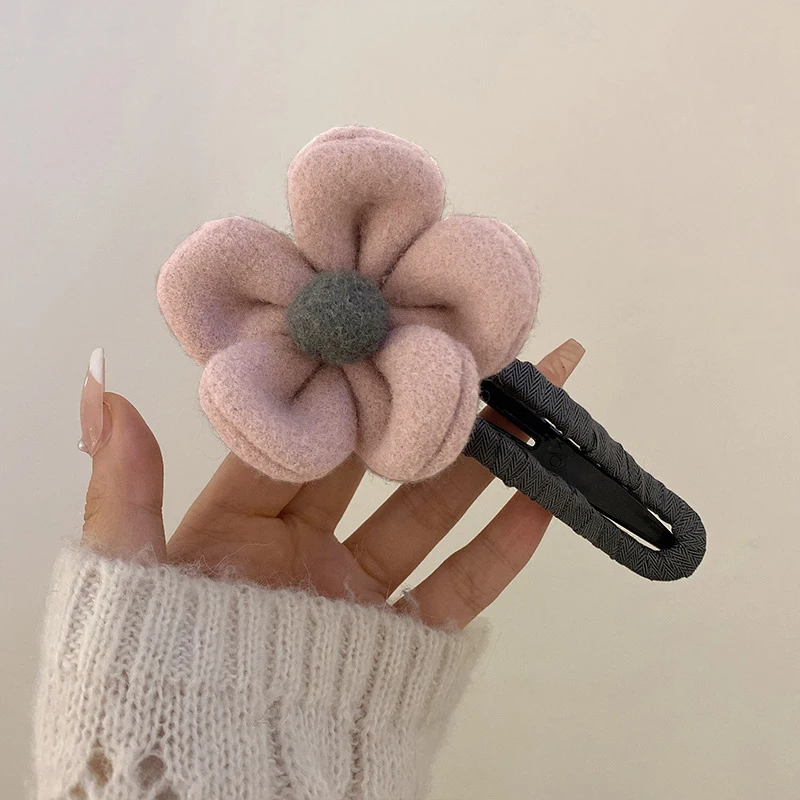 Flower Duckbill Clip For Women Large Size Hairpin Ponytail Holder Hair Accessories Barrettes Girls Fashion Headwear Hair Clips