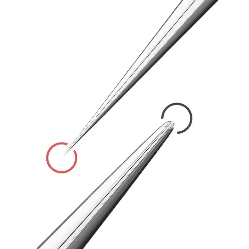 Nieuw 1-pakje extra fijn nr. 5-celulaire acne-mee-eterpincet - gezichtsschoonheid Verwijder acne-naaldgereedschap voor huidverzorging