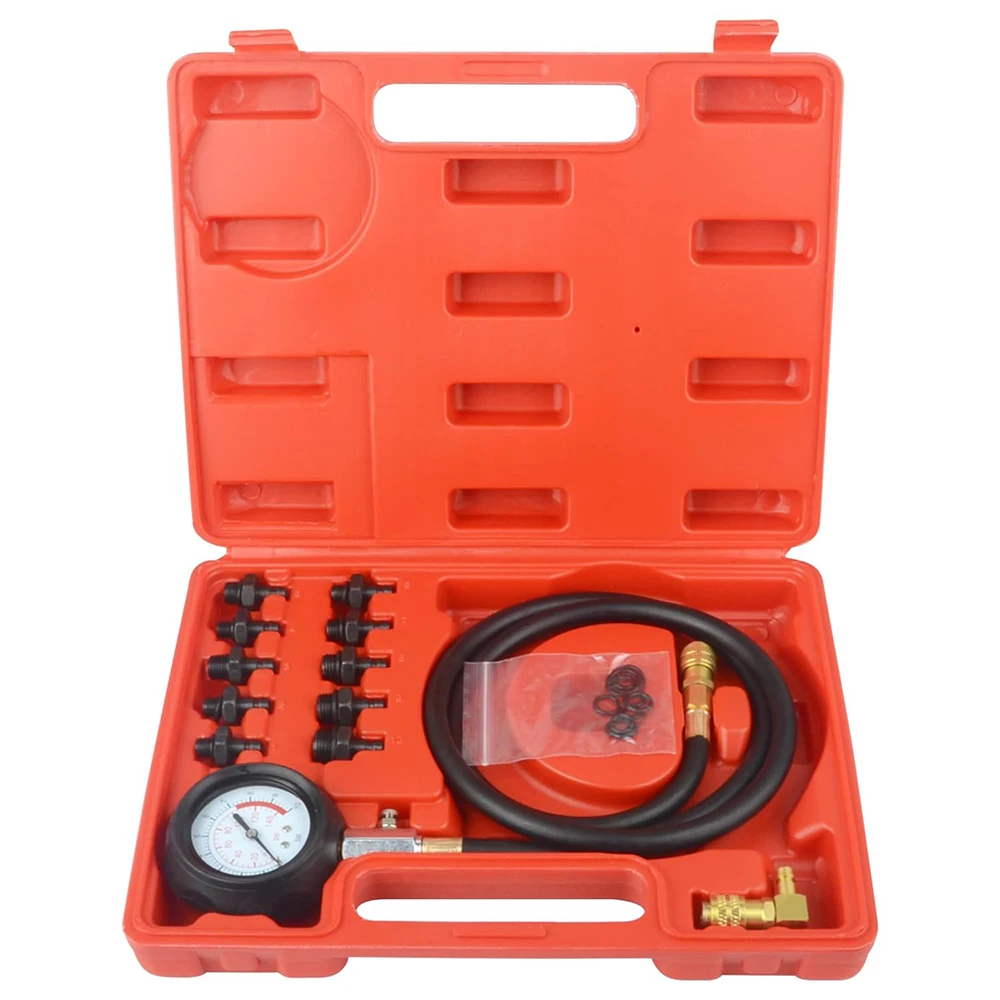 

Oil Pressure Tester Oil Pressure Gauge kit 0-140 PSI Engine Oil Pressure Tester Tool kit for Car Truck