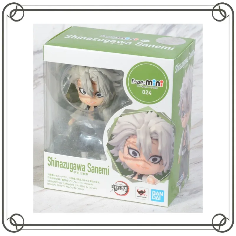 

BANDAI Figuarts Mini Shinazugawa Sanemi Demon Slayer: Kimetsu No Yaiba Action Figure Desktop Decoration Collection Model Toys