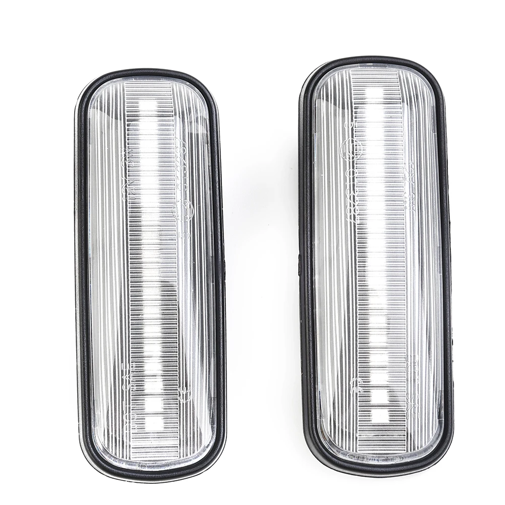 Accessoires de remplacement de lampe de marqueur latéral de garde-boue à LED, lentille transparente, voiture, 1996-2001 Hond, A Civic Convex, EJ CR V RD, ambre, 2 pièces