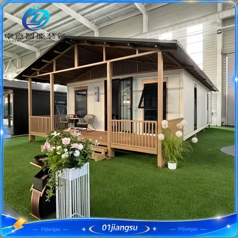 Custom Prefabricated Modular Container House Steel Structure Flat Pack Movable Living Room Bedroom Office Home OEM ODM