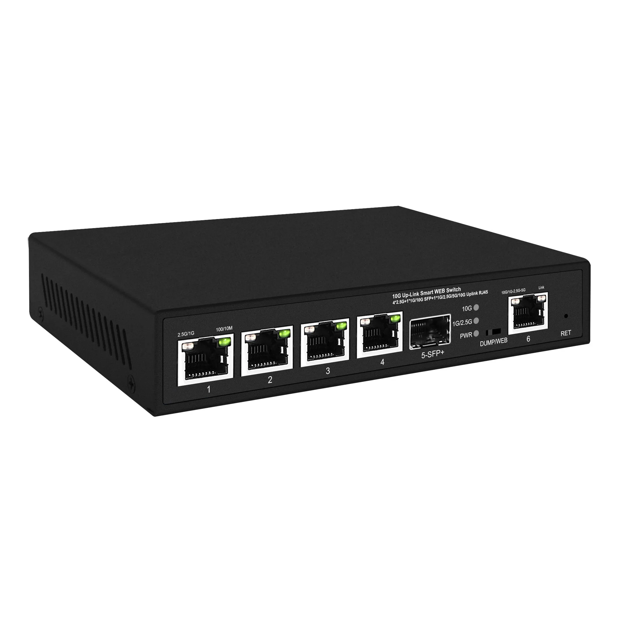 Imagem -05 - Switch Ethernet Poe ou Rj45 Portas Portas 10 Gigabit Uplink Gerenciamento da Web l2