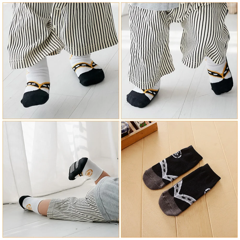 

2Pairs Children Cotton Socks Kimono Clog Pattern Breathable Elastic Soft Comfortable Warm Kids Socks Daily Wear
