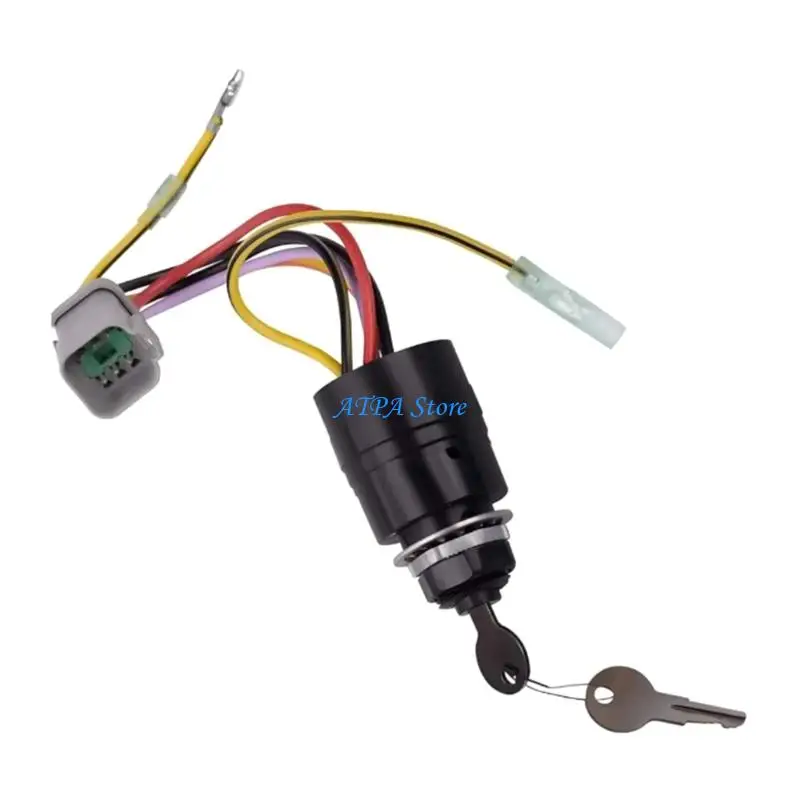 

U13C 129572 Ignition Switches with 2 Keys for Boats 3 Position Marine Remote Ignition Switches Assembly Easy Installation