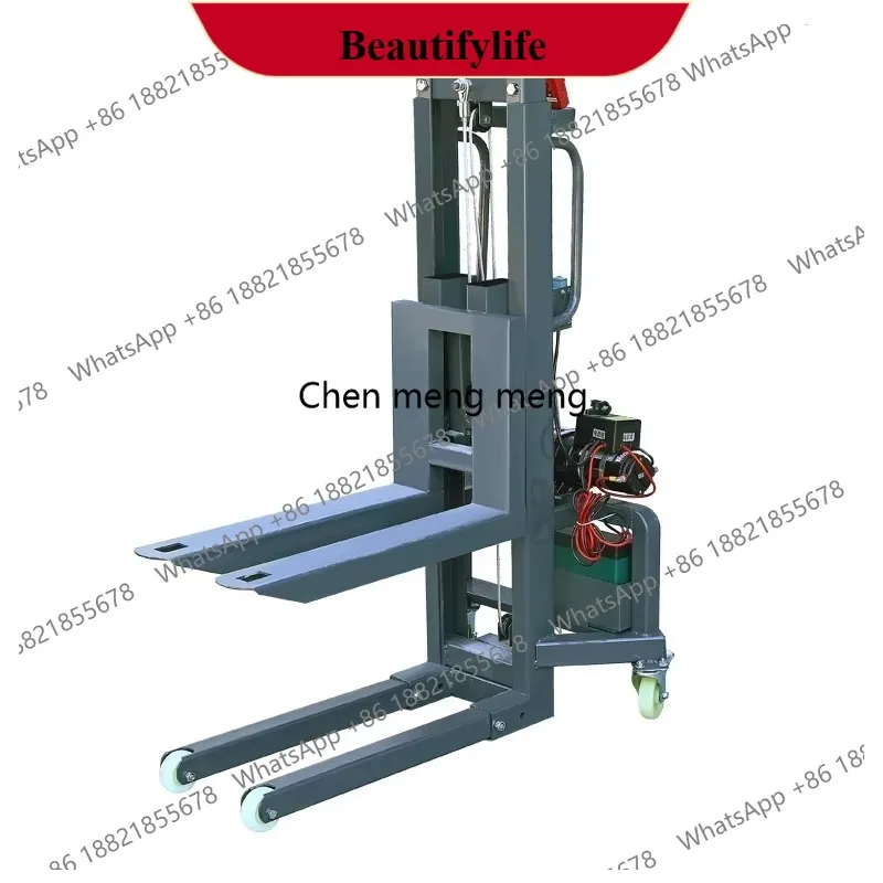 Z189 Portable Lithium Battery Forklift Stacker Small Forklift 300kg Forklift Electric Pallet Stacker