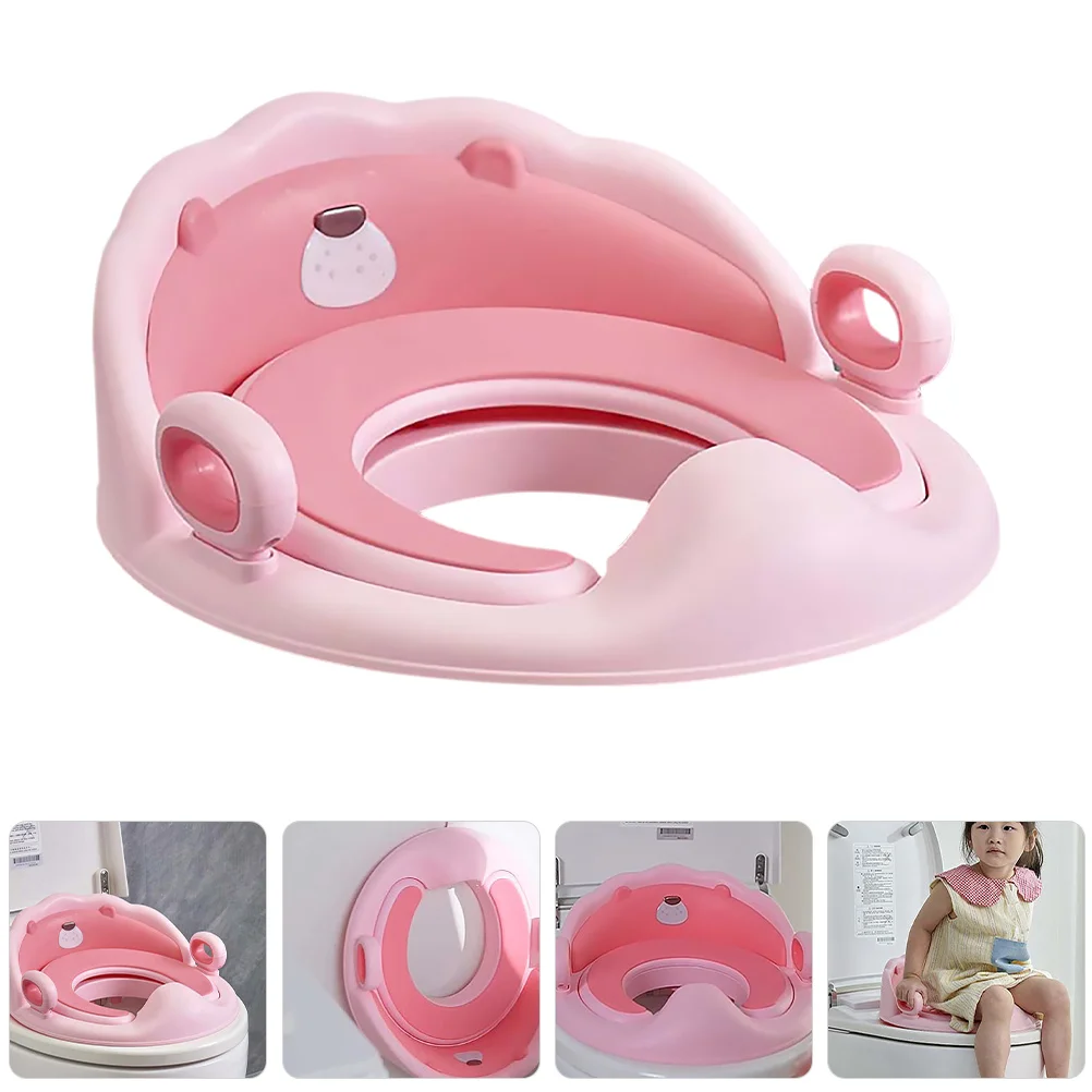 

Toddler Potty Seat Soft Tpe Cushion Non-Slip Base Detachable Ladder Lion Design Comfortable Adjustable Toilet Trainer