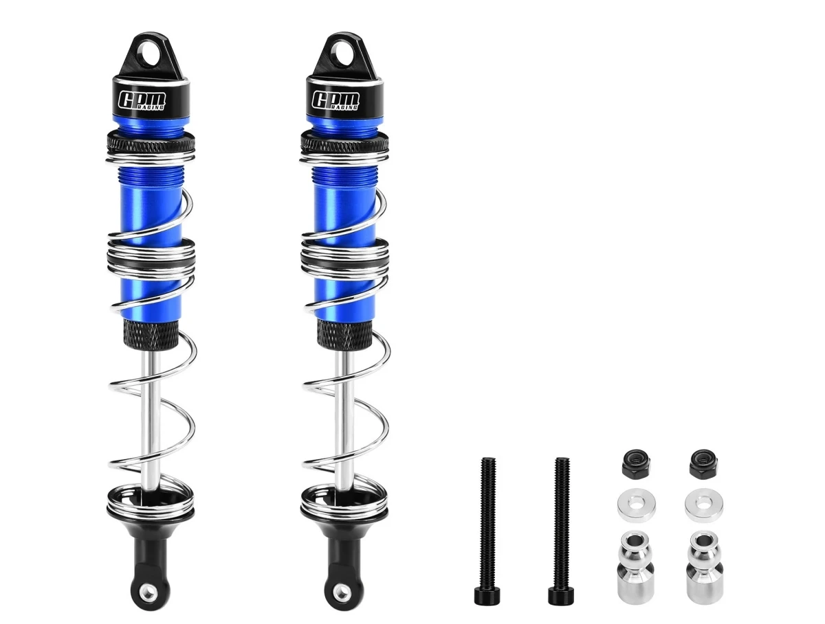 Dual‑Spring Rear Shock 135mm With Aluminum Ball Ends For ARRMA 1/8 Kraton 6S Outcast 6S EXB RC Monster Truck Upgrade Parts