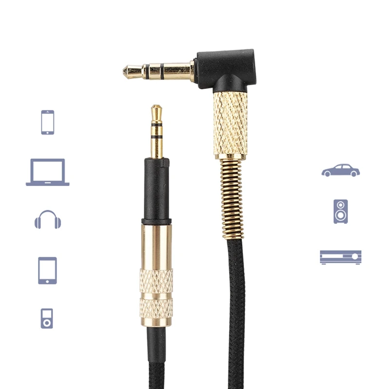 Câble Audio de Remplacement pour Appareil de Contrôle d'Akg K450, K460, K480, Q460, K451, 3.5 Mâle vers 2.5 Mâle