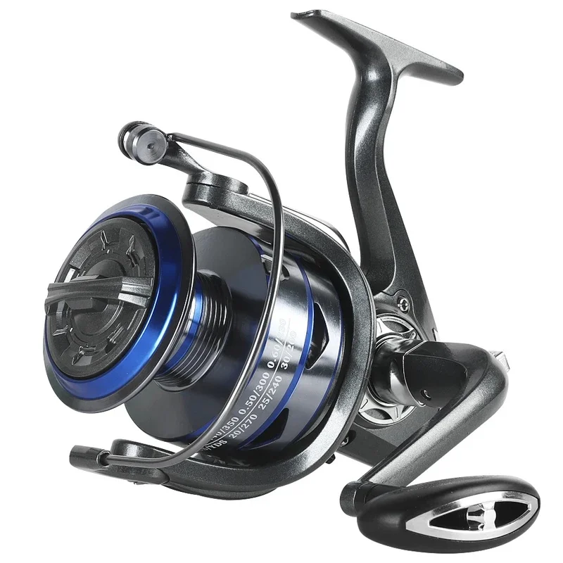 ck-9000-シリーズ、41-1-ギア比、最大ドラッグ-55lb、cnc-メタルスプール、スピニングフィッシングリール、淡水海水用