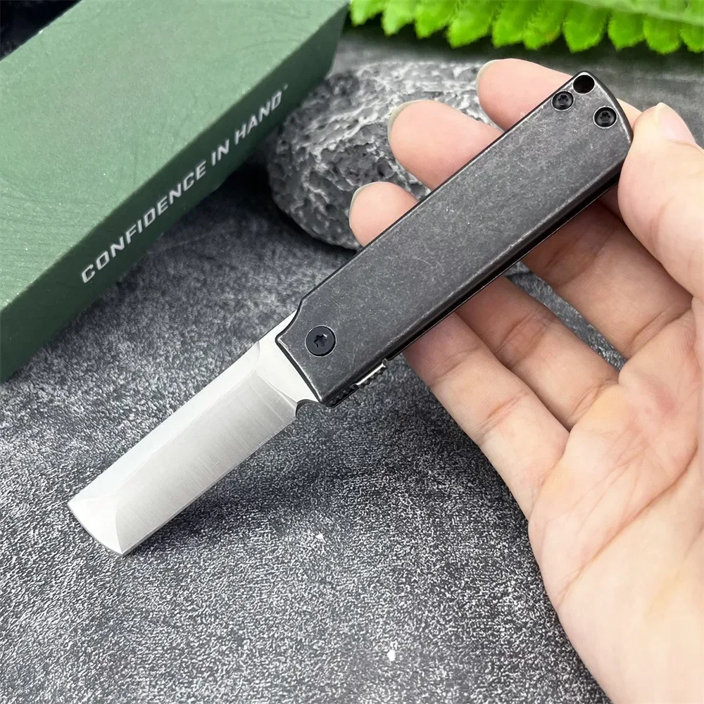 

Lightweight 8Cr13MoV Steel Outdoor Folding Knife 5915 with 420 Stainless Steel Handle for Wilderness Survival Travel Camping