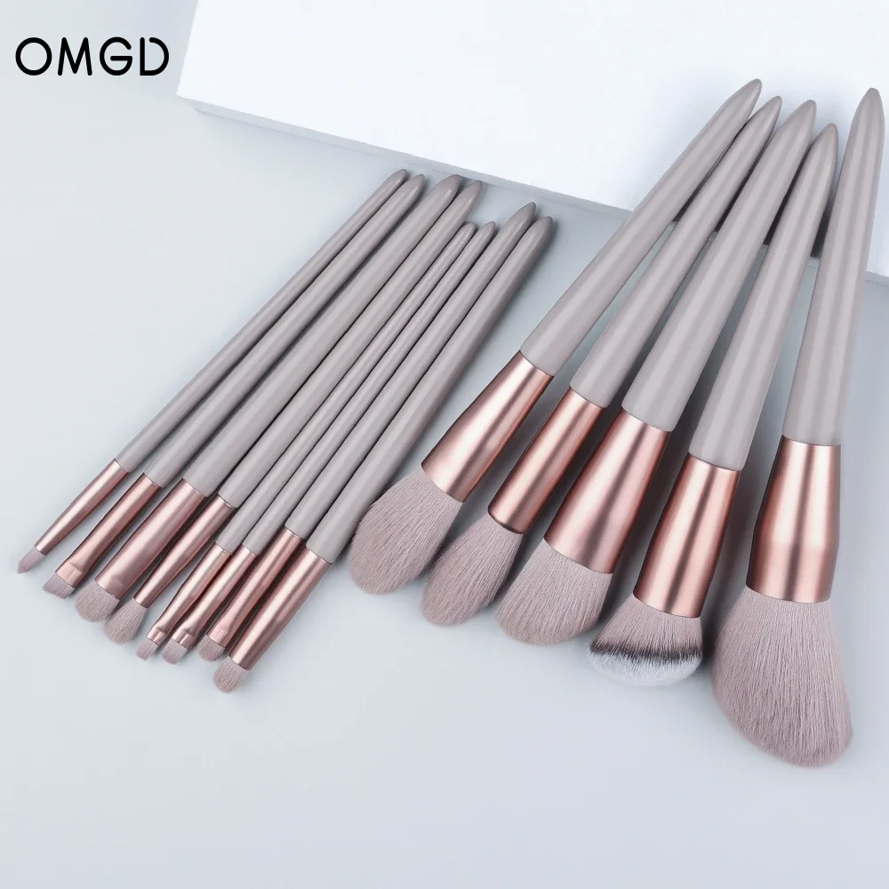 

8-13PCS Makeup Brushes Set Soft Fluffy for Beauty Cosmetics Foundation Blush Powder Eyeshadow Kabuki Blending Makeup Brush Tool