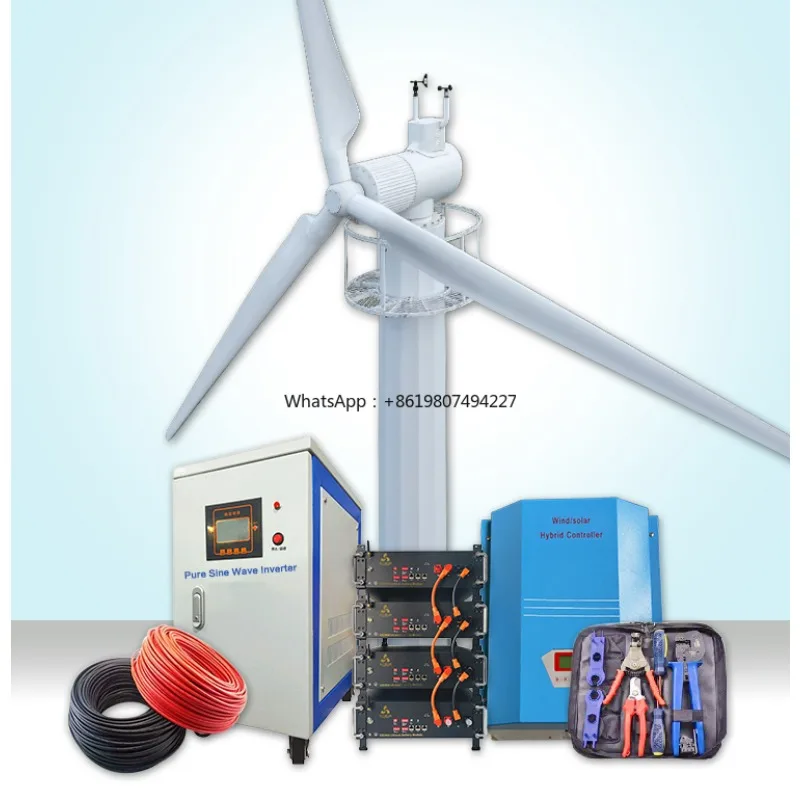 Competitive Price 18 Years Manufacturing  Home Use Turbine Wind Generator  20KW 10KW 5KW Farm Industrial Use Wind Turbine 100kw