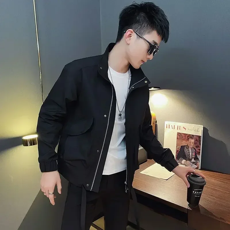Male Coats Slim Fit Trendy Clothing Fashion 2025 New In High Quality Men\'s Cargo Jackets Luxury Designer Vintage Original Brands