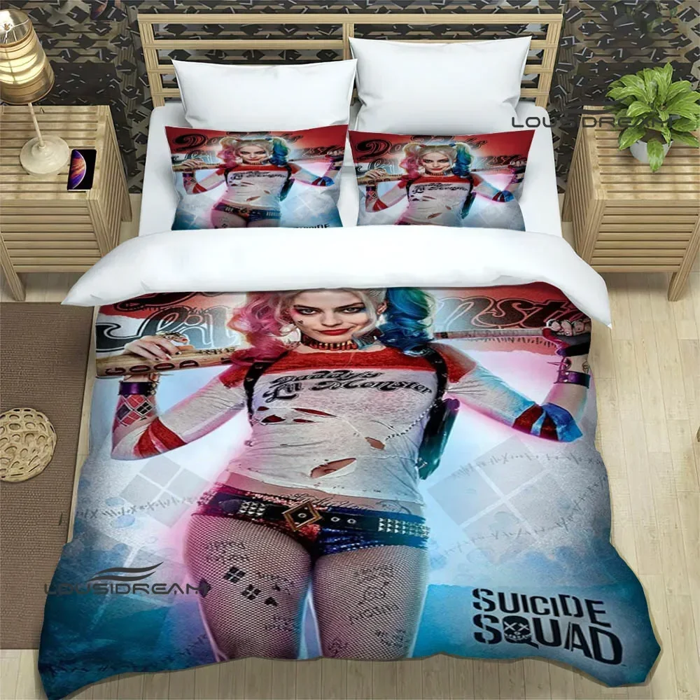 3D Fashion H-Harley-Q-Quinns printed Bedding Sets exquisite bed supplies set duvet cover bed comforter set bedding birthday gift