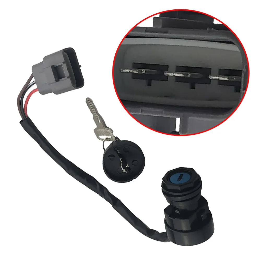 

5KM-82510-00-00 Ignition Key Switch With 3 Pins For Yamaha Grizzly 550 YFM550 2009-2014 28P-82510-00-00 3B4-82510-01-00