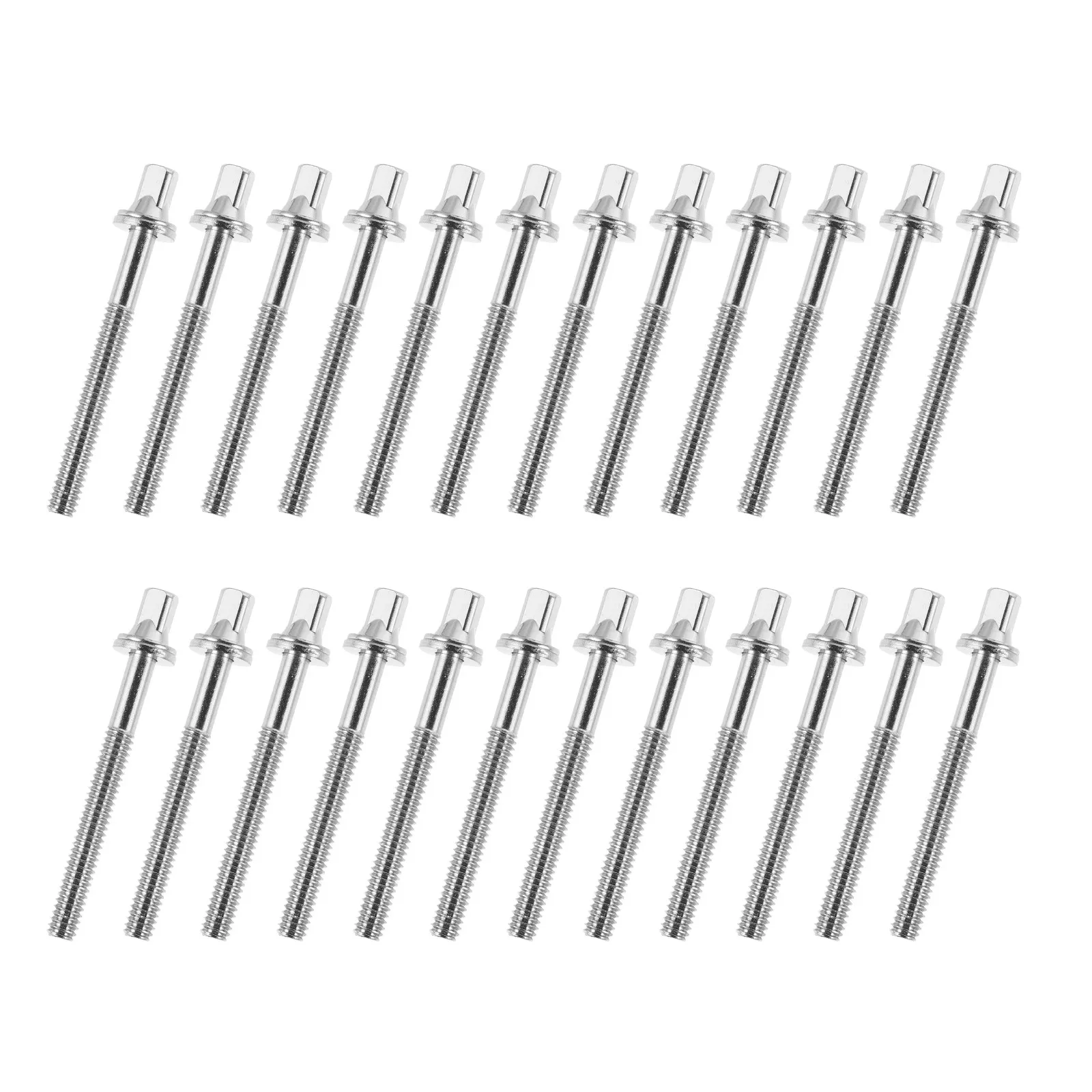 24 Pcs Screws Drum Lugs and Tension Rods Parts Accessories Percussion Instrument