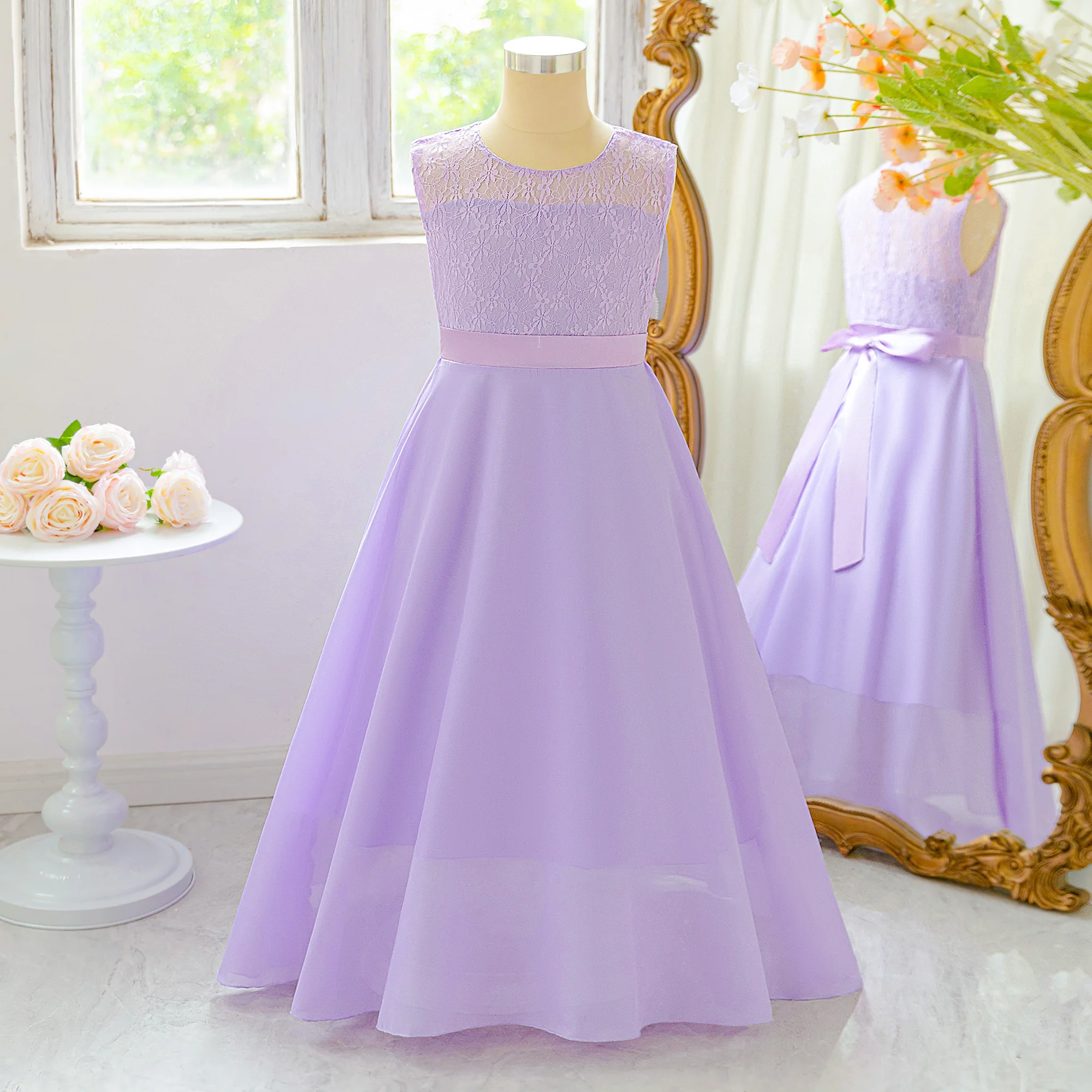 Elegant Lace Flower Bridesmaid - огляд і ціна Women'S Formal Wear For Girls